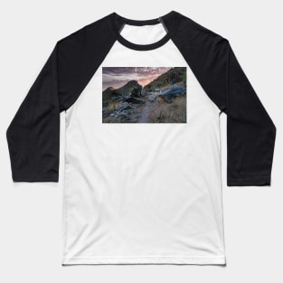 Desert Trail Sunrise Baseball T-Shirt